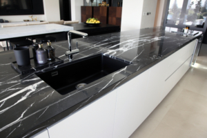 Carrara Marquina Marble Benchtop