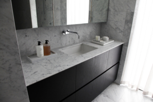 Carrara Marquina Marble Benchtop